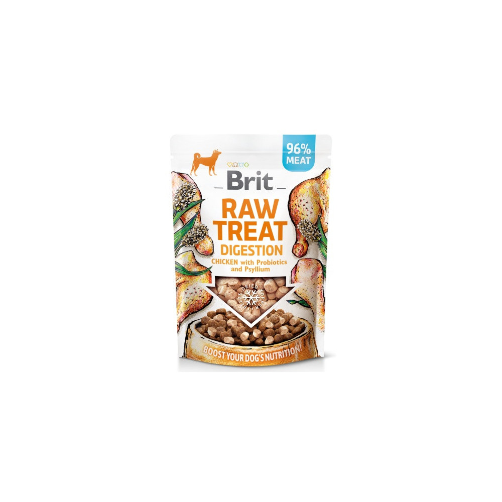 Brit Raw Treat Dog Digestion Chicken 40g