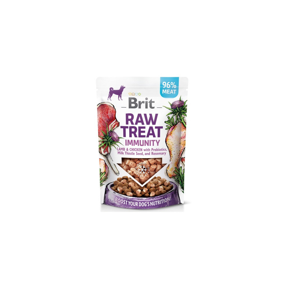 Brit Raw Treat Dog Immunity Lamb & Chicken 40g