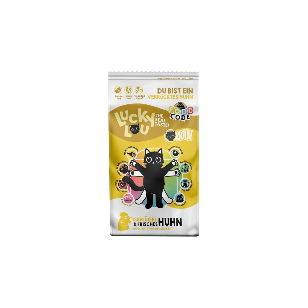 Lucky Lou Food Code Lifestage Adult Drób & Kurczak 340g