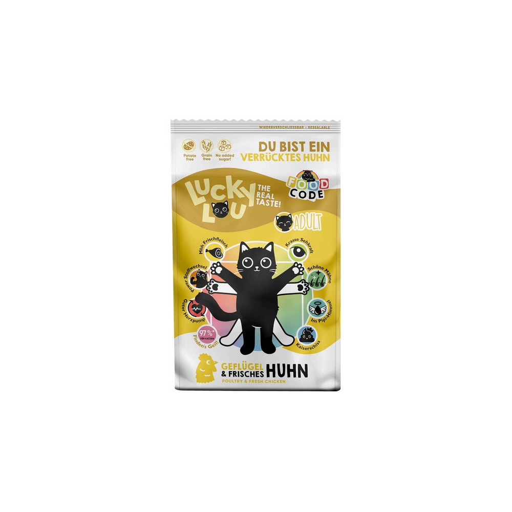 Lucky Lou Food Code Lifestage Adult Drób & Kurczak 750g