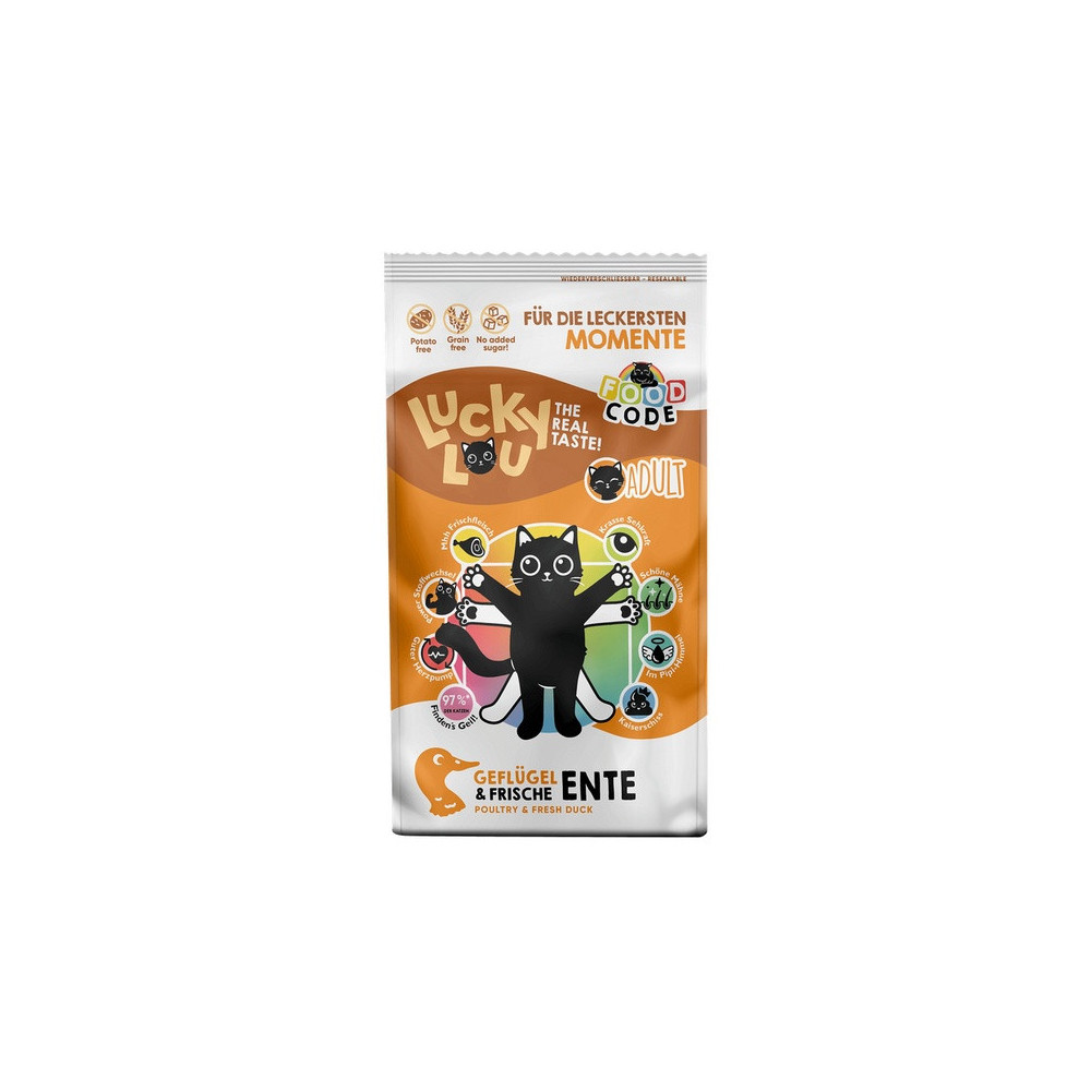 Lucky Lou Food Code Lifestage Adult Drób & Kaczka 340g