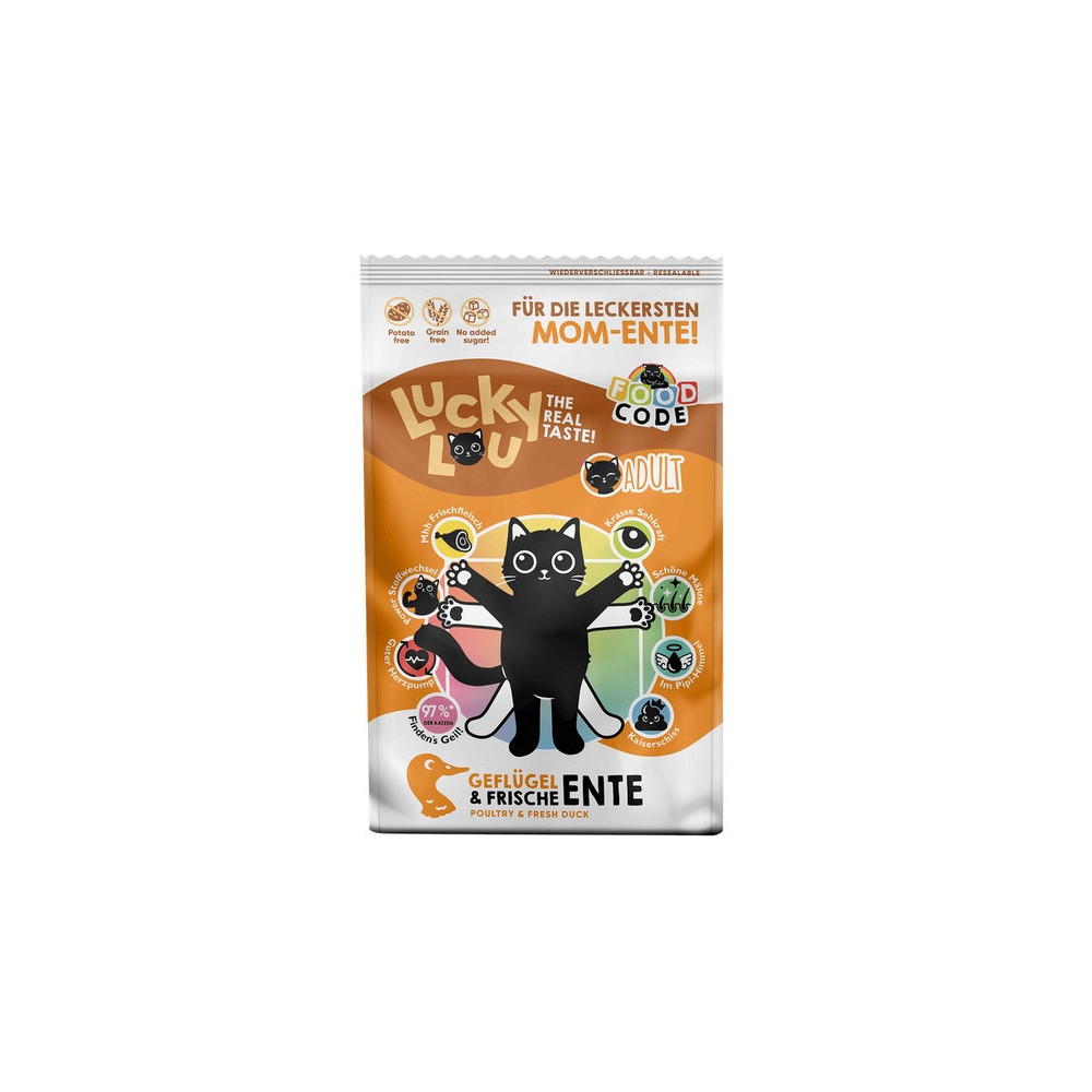 Lucky Lou Food Code Lifestage Adult Drób & Kaczka 750g