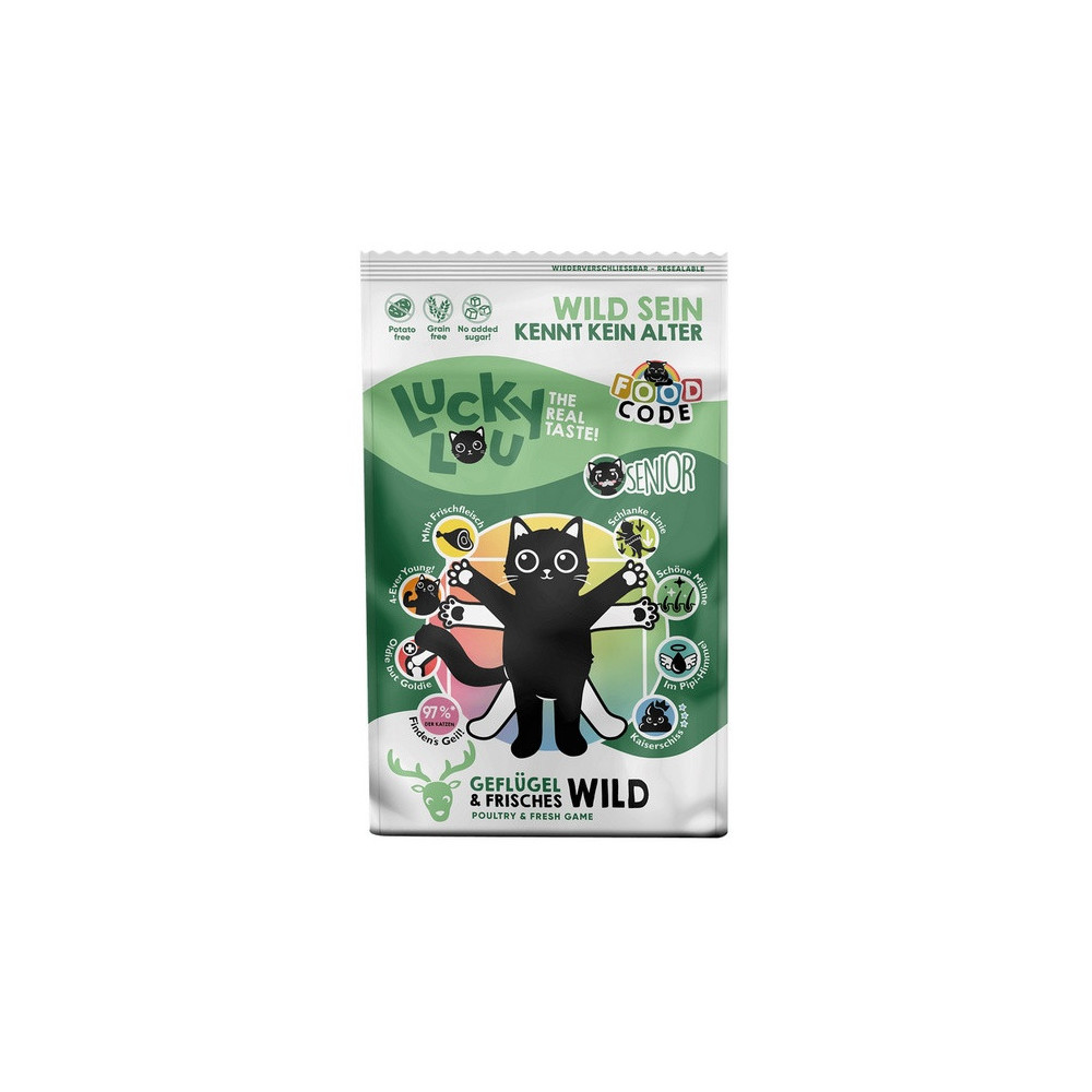 Lucky Lou Food Code Lifestage Senior Drób & Dziczyzna 750g