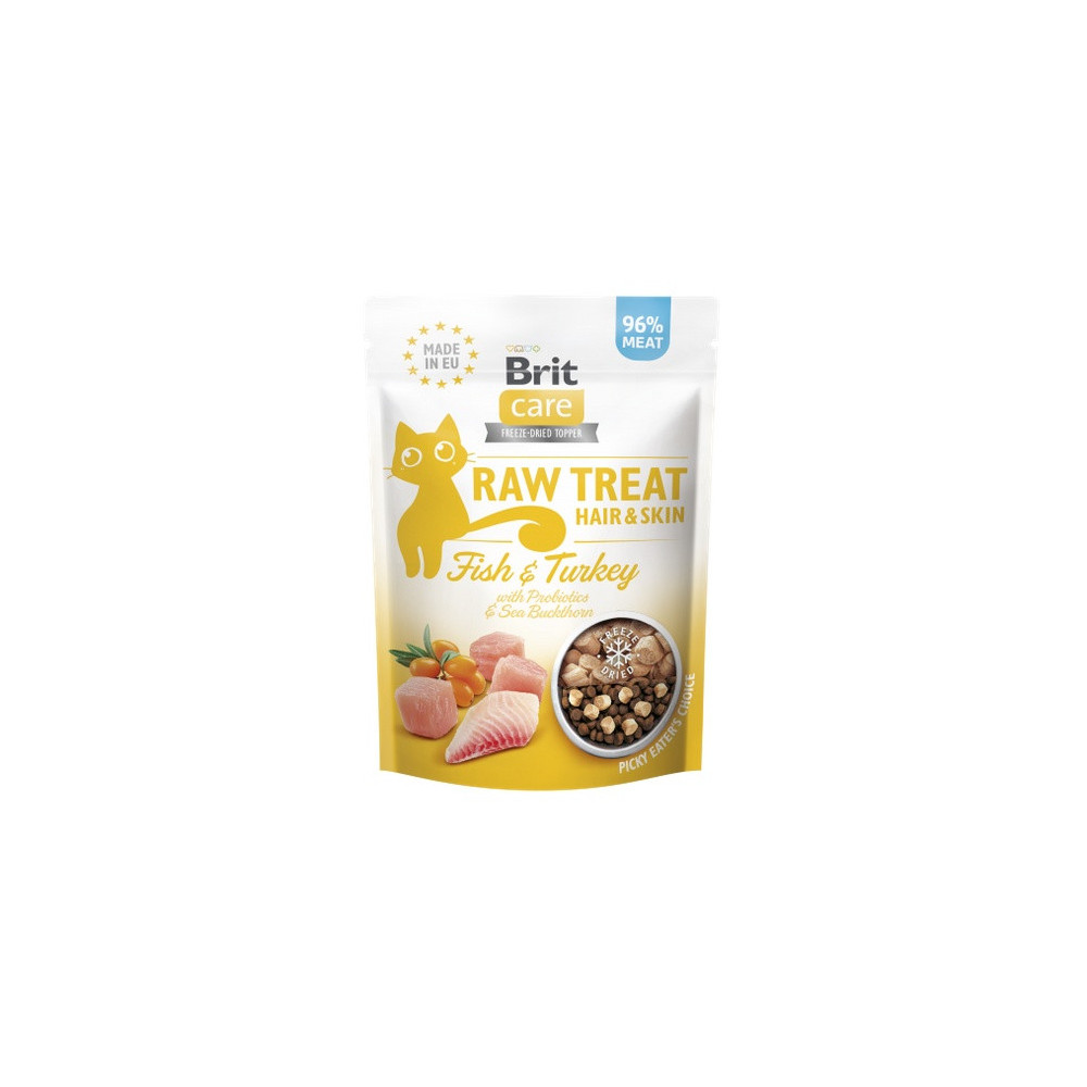 Brit Raw Treat Cat Hair & Skin 40g