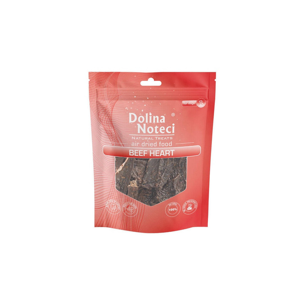 Dolina Noteci Natural Treats Dog Serca wołowe 100g