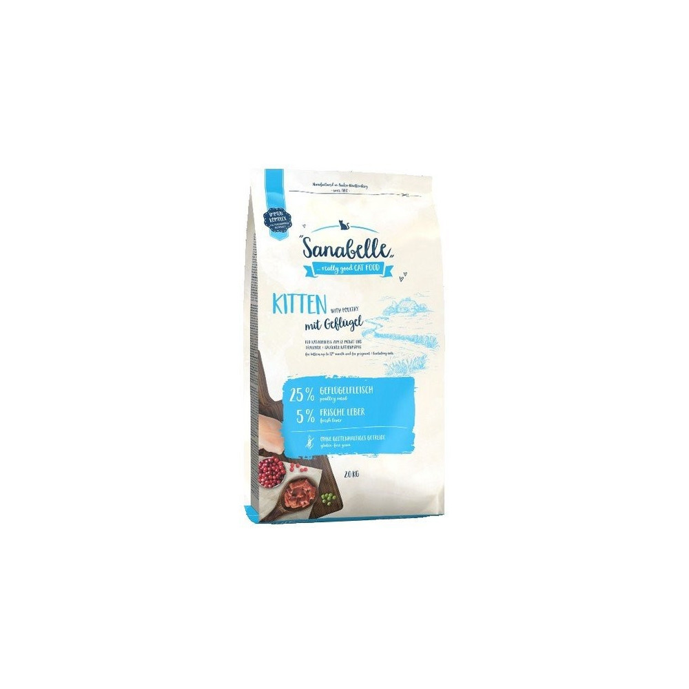 Sanabelle Kitten z drobiem 400g