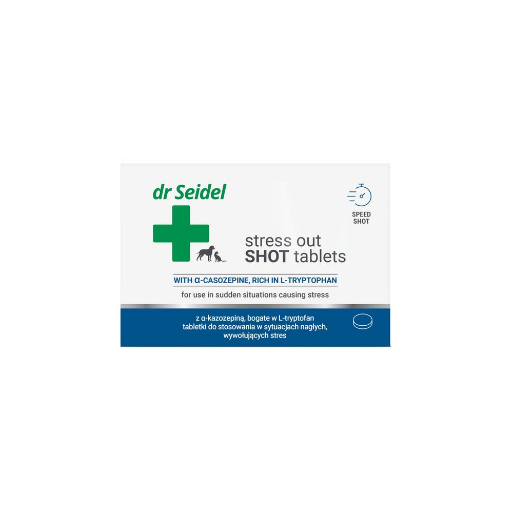 DermaPharm Stress Out Shot dla psa i kota blister 10 tabl.