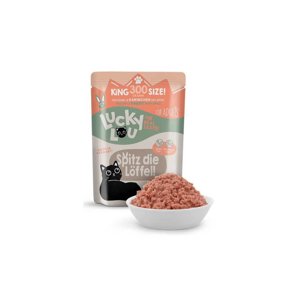 Lucky Lou Lifestage Adult Drób i królik saszetka 300g