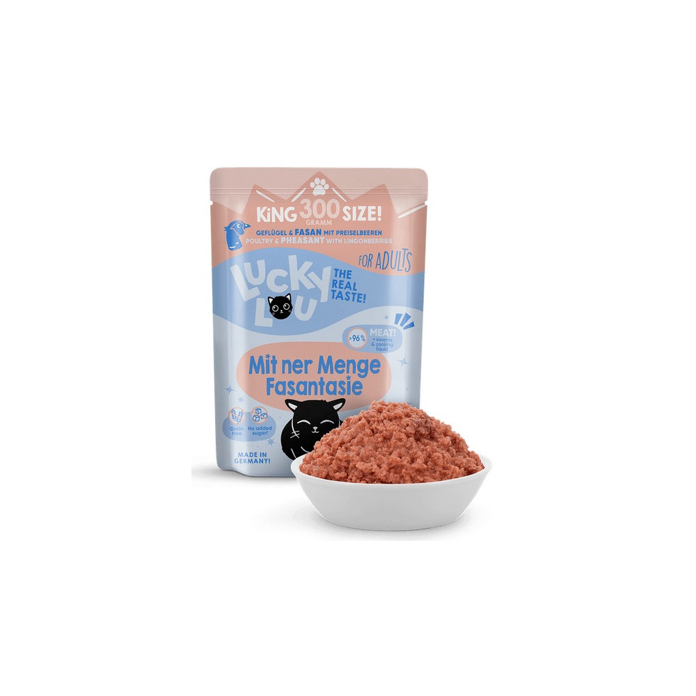Lucky Lou Lifestage Adult Drób i bażant saszetka 300g