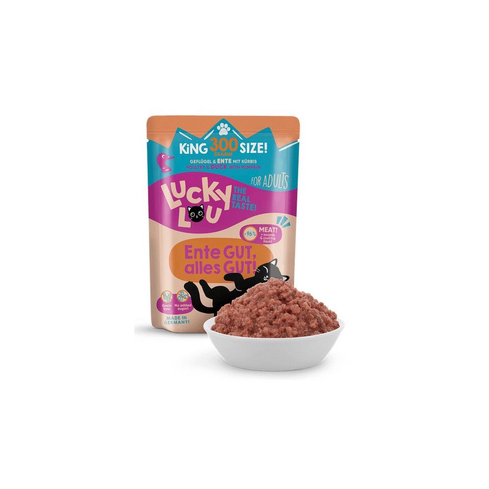 Lucky Lou Lifestage Adult Drób i kaczka saszetka 300g