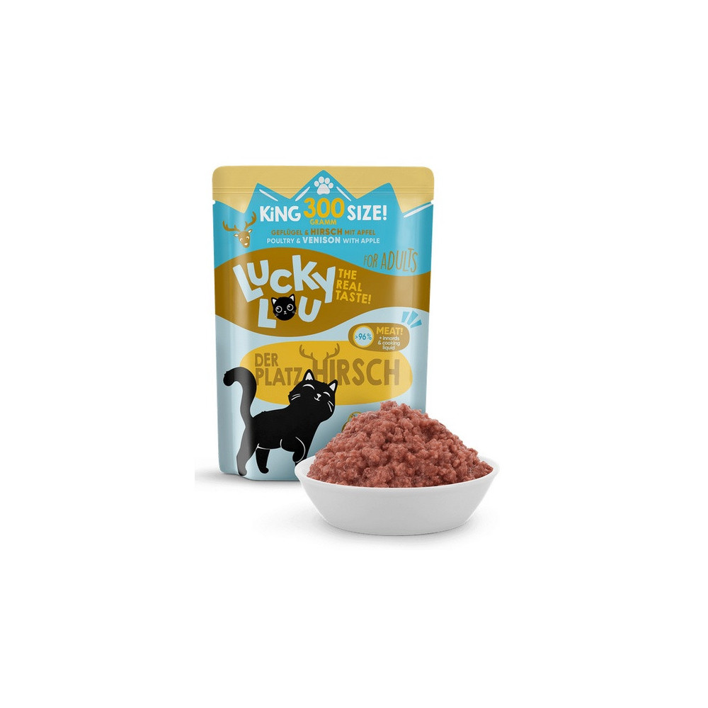 Lucky Lou Lifestage Adult Drób i jeleń saszetka 300g