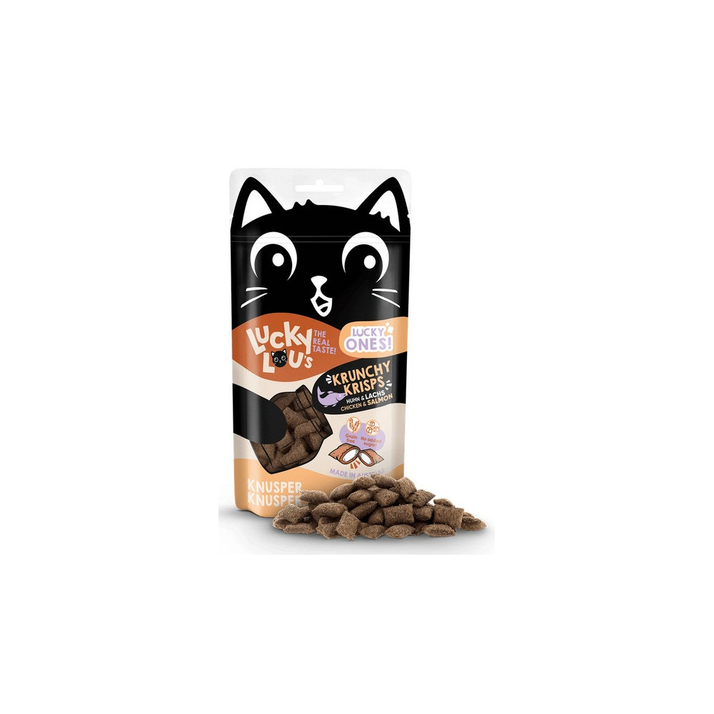 Lucky Lou Lucky Ones Krunchy Krisps Kurczak & Łosoś 60g