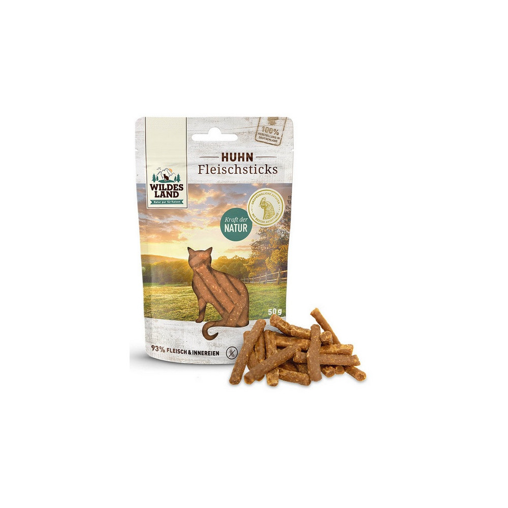 Wildes Land Cat Fleischsticks Huhn 50g