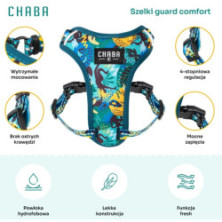 CHABA Szelki Guard Comfort Story III bezuciskowe M 1,6cm Carnival