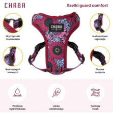 CHABA Szelki Guard Comfort Story III bezuciskowe M 1,6cm Lakota