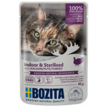 Bozita Cat Sterilised Indyk w galaretce saszetka 85g