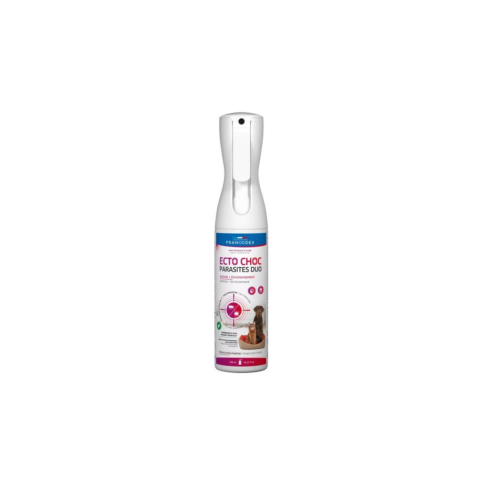 Francodex Ecto Choc Parasites Duo Mgiełka przeciwpasożytnicza dla psów i kotów 290ml