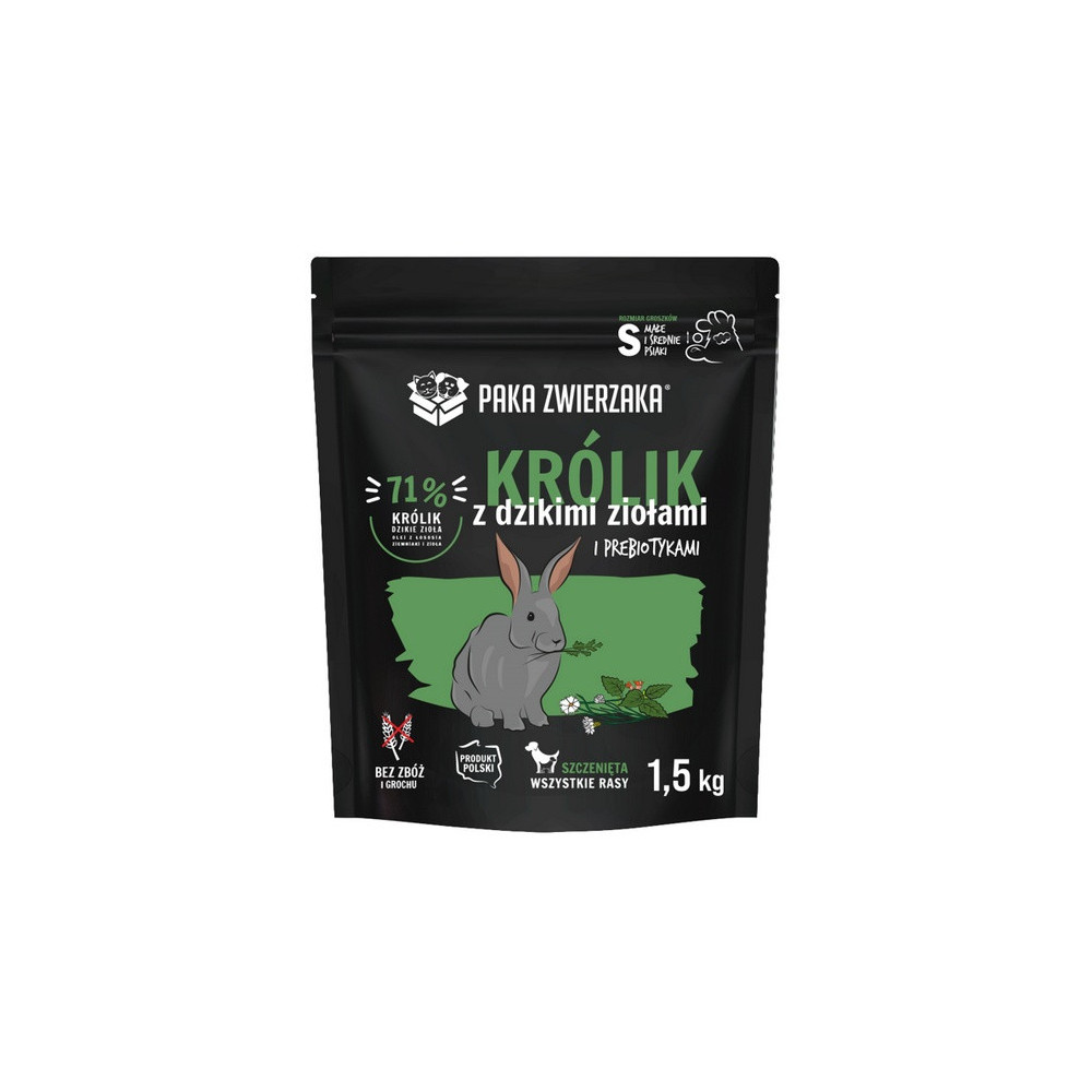 Paka Zwierzaka Seventh Heaven Królik z dzikimi ziołami Puppy S 1,5kg