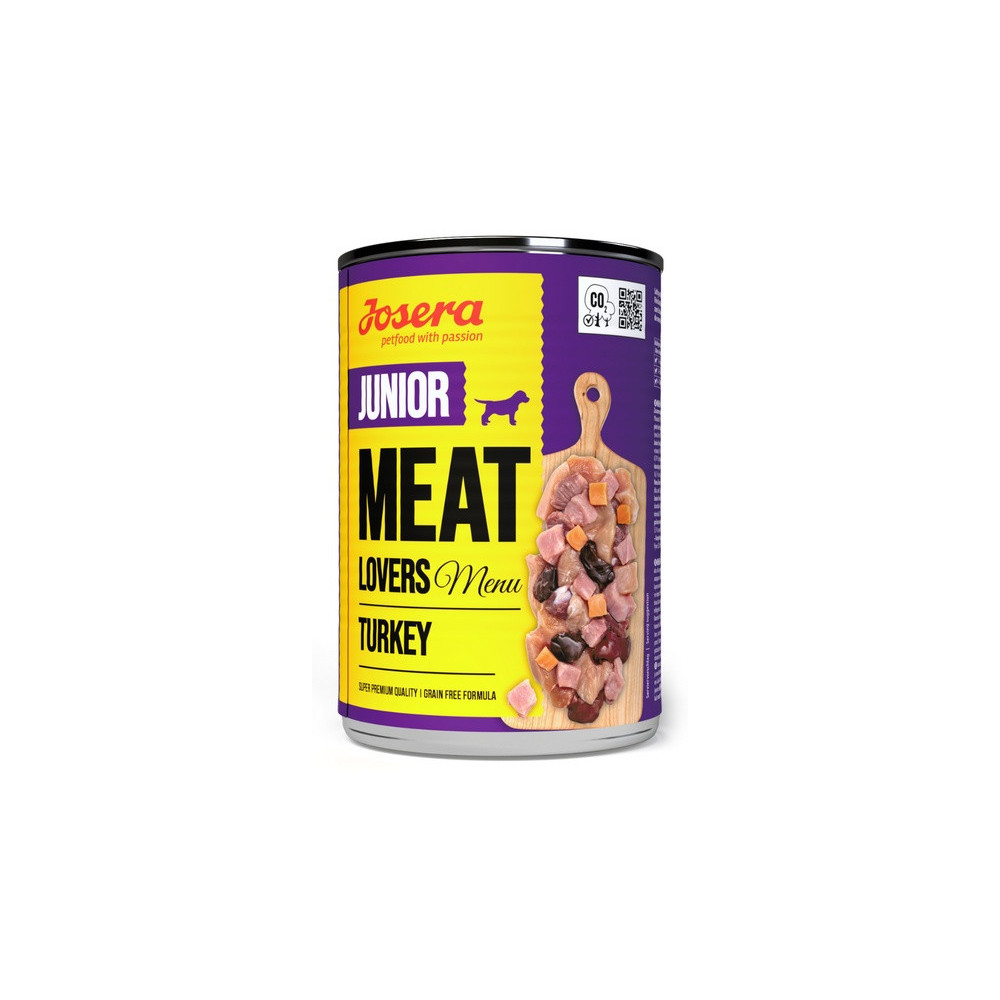 Josera Meat Lovers Menu Junior Indyk puszka 400g