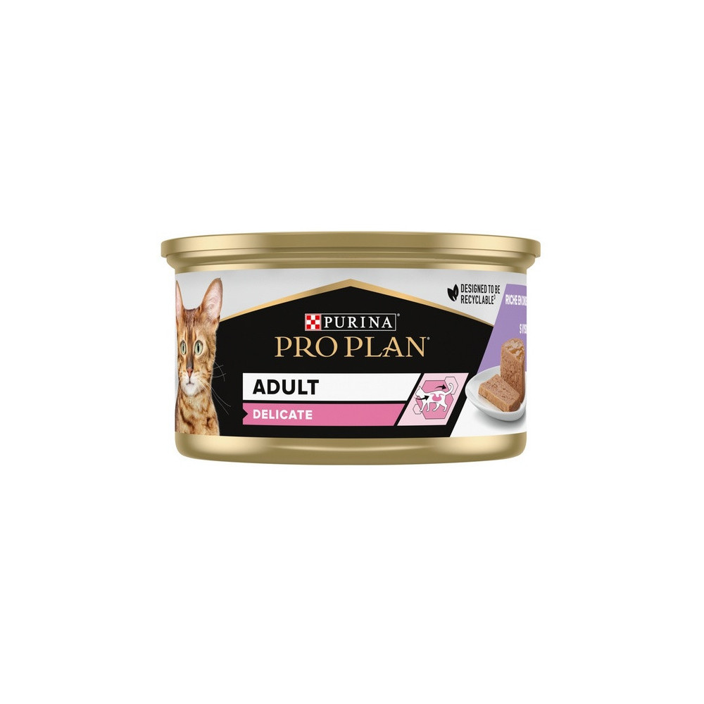 Purina Pro Plan Cat Delicate indyk mus puszka 85g