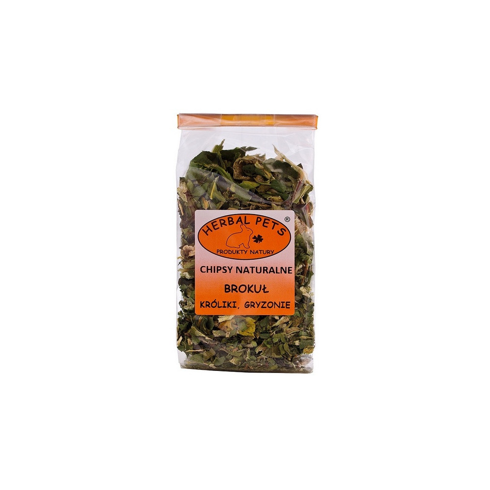 Herbal Pets Chipsy naturalne - brokuł 50g