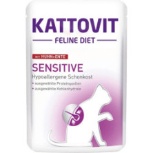 Kattovit Feline Diet Sensitive kurczak i kaczka saszetka 85g
