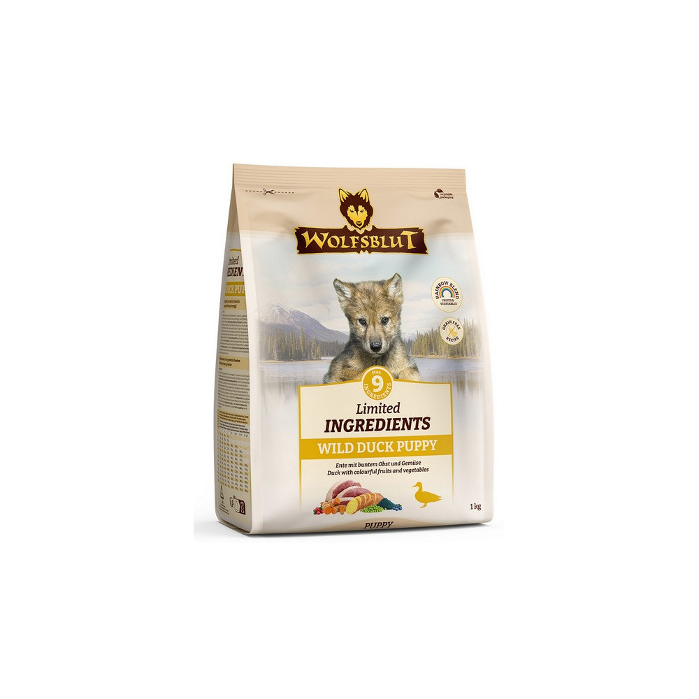 Wolfsblut Dog Limited Ingredients Wild Duck Puppy - kaczka i bataty 1kg
