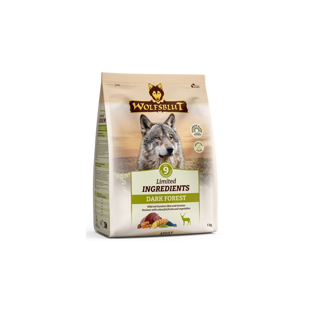 Wolfsblut Dog Limited Ingredients Dark Forest - dziczyzna i bataty 1kg