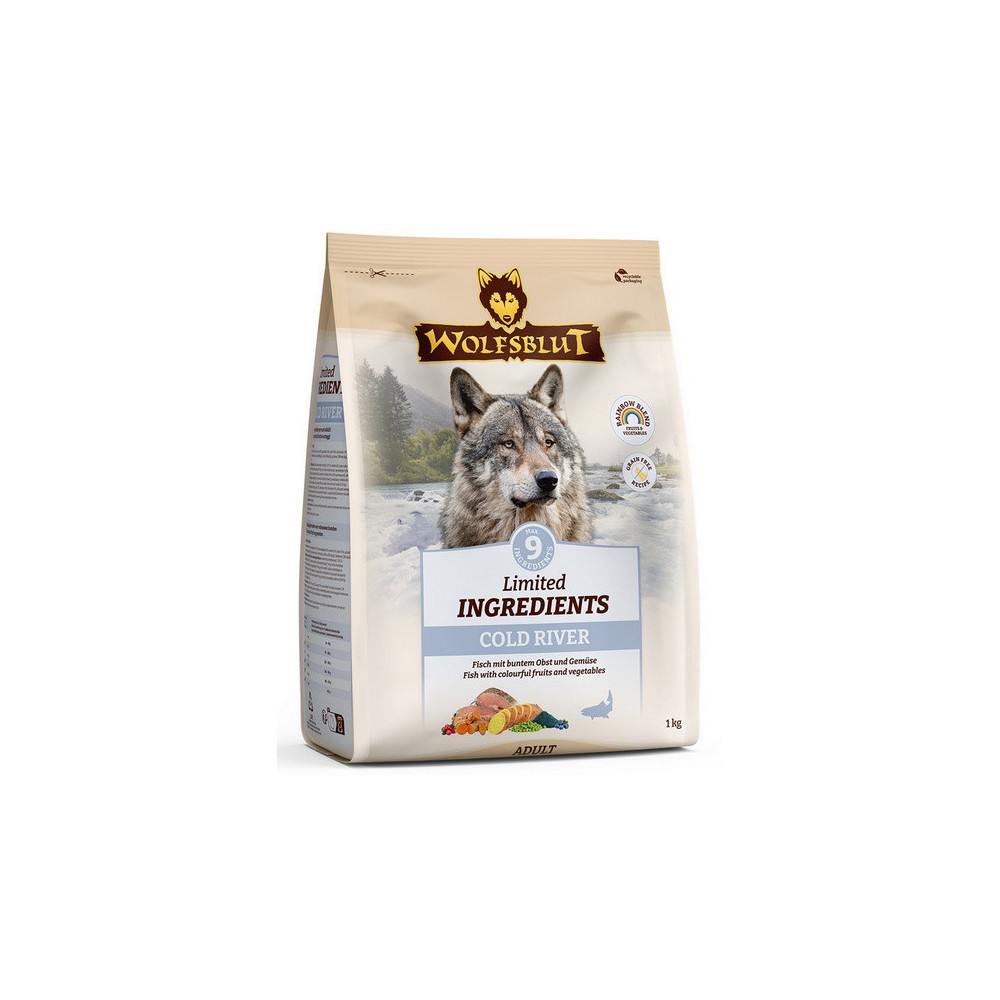 Wolfsblut Dog Limited Ingredients Cold River - pstrąg i bataty 1kg