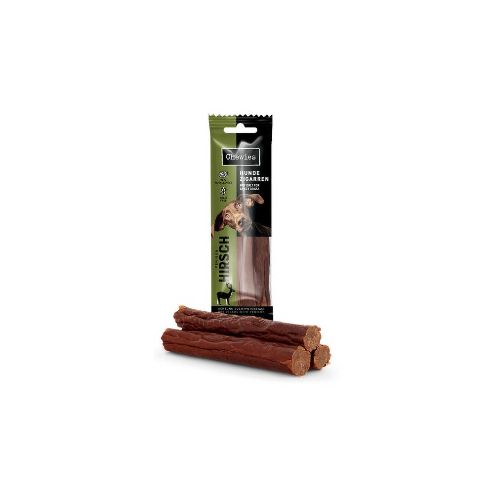 Chewies Hundezigarren Hirsch - jeleń 75g