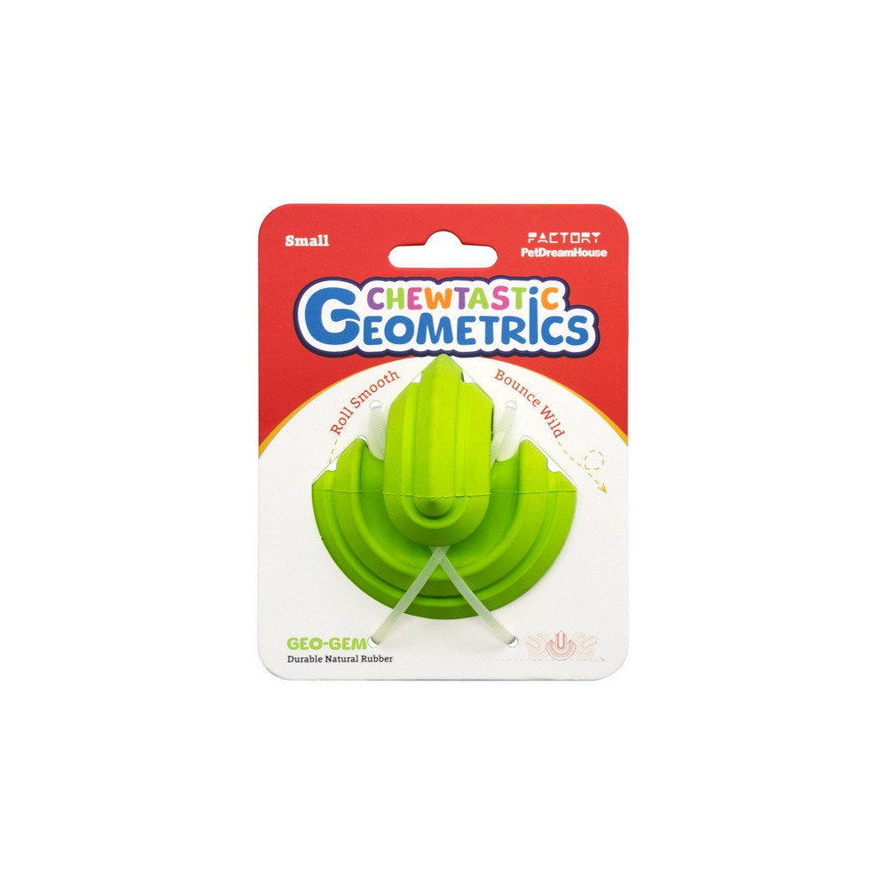 PetDreamHouse Zabawka gumowa Geo-Gem Rolly zielona