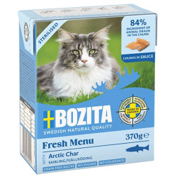 Bozita Sterilised z Pstrągiem górskim kawałki w sosie kartonik 370g