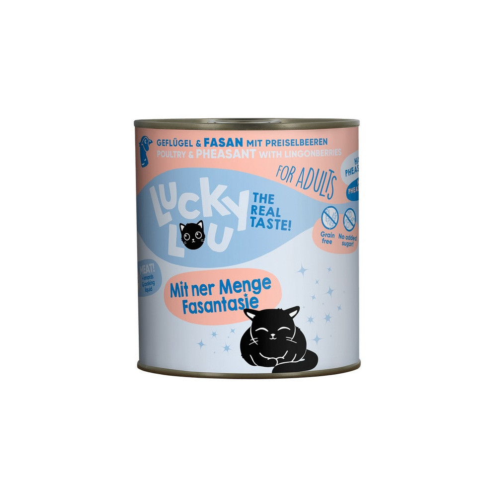 Lucky Lou Lifestage Adult Drób i bażant puszka 800g