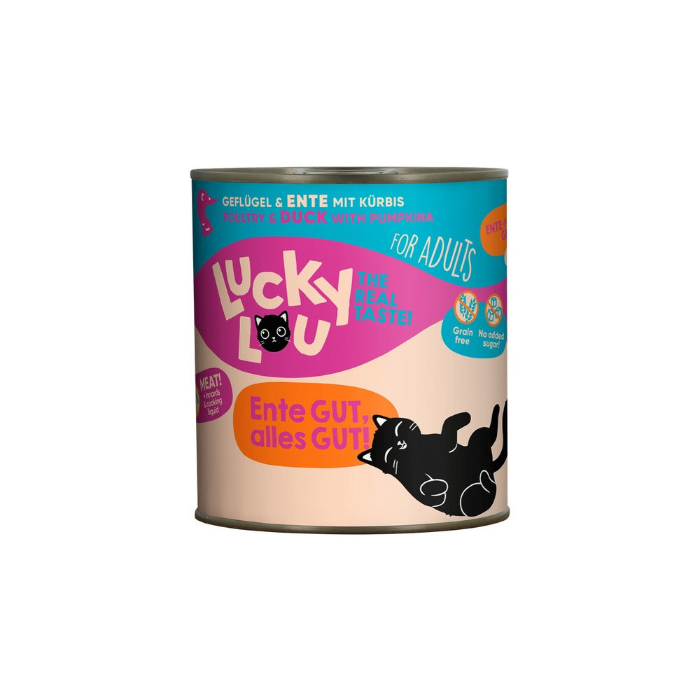 Lucky Lou Lifestage Adult Drób i kaczka puszka 800g