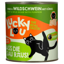 Lucky Lou Lifestage Adult Wołowina i dzik puszka 800g