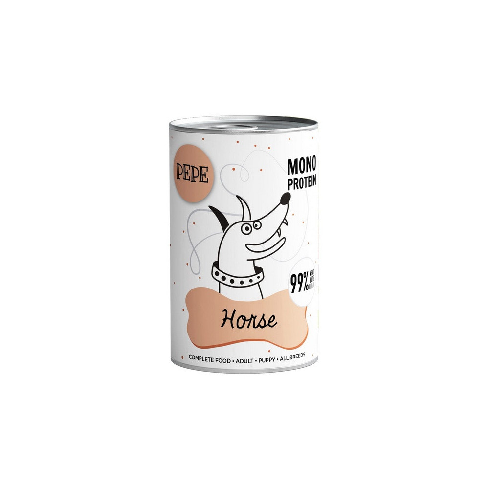 Paka Zwierzaka PEPE Horse (koń) puszka 400g
