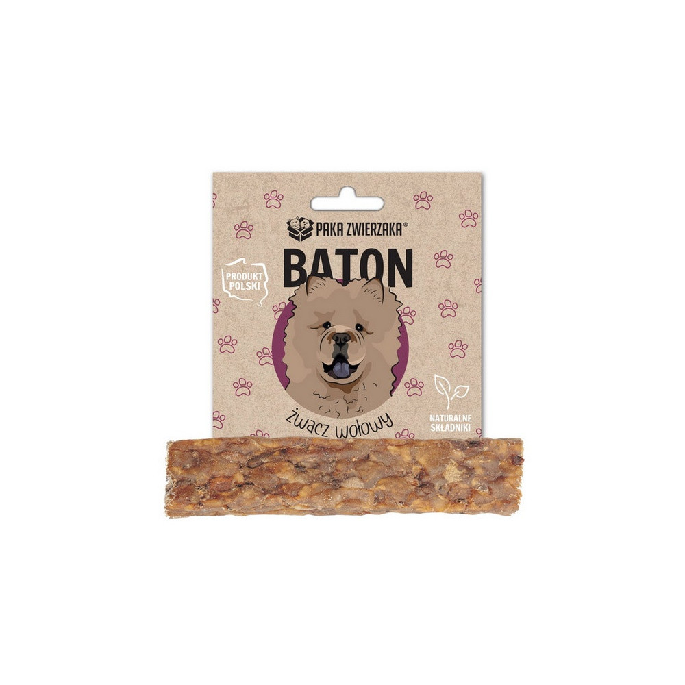 Paka Zwierzaka Baton Żwacz wołowy 12cm