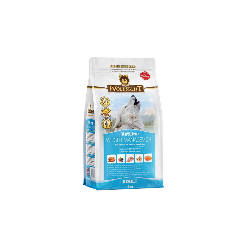 Wolfsblut Dog VetLine Weight Management - indyk i bataty 2kg