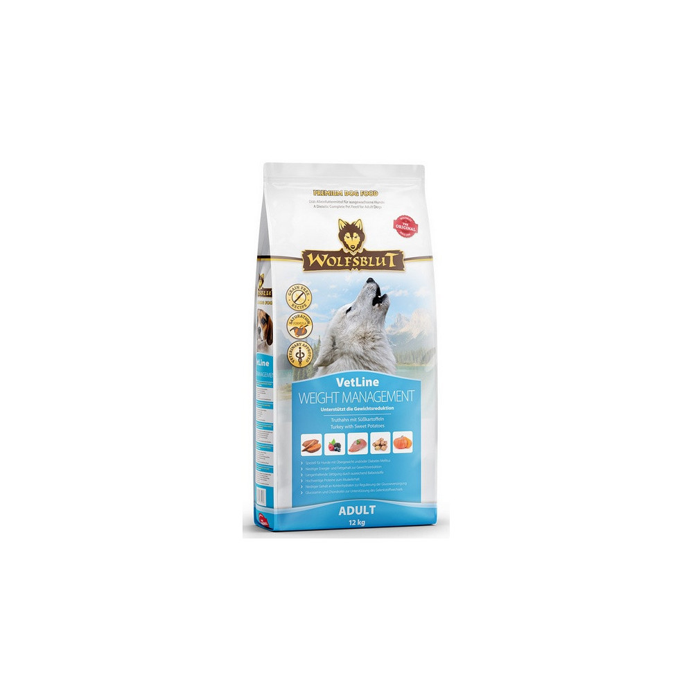 Wolfsblut Dog VetLine Weight Management - indyk i bataty 12kg