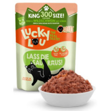 Lucky Lou Lifestage Adult Wołowina i dzik saszetka 300g