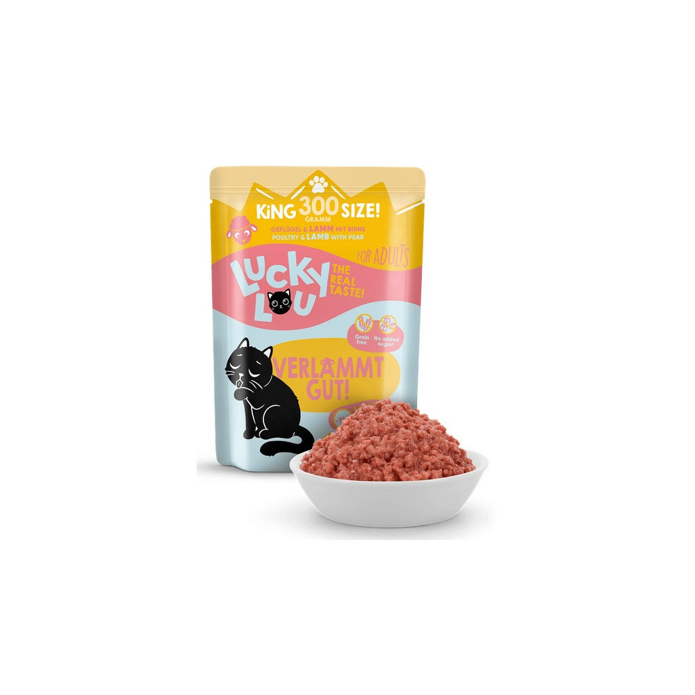 Lucky Lou Lifestage Adult Drób i jagnięcina saszetka 300g