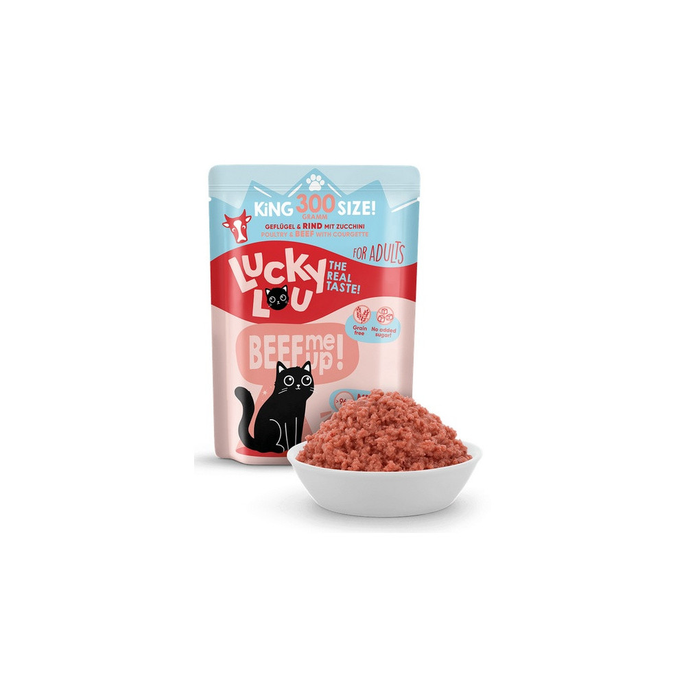 Lucky Lou Lifestage Adult Drób i wołowina saszetka 300g