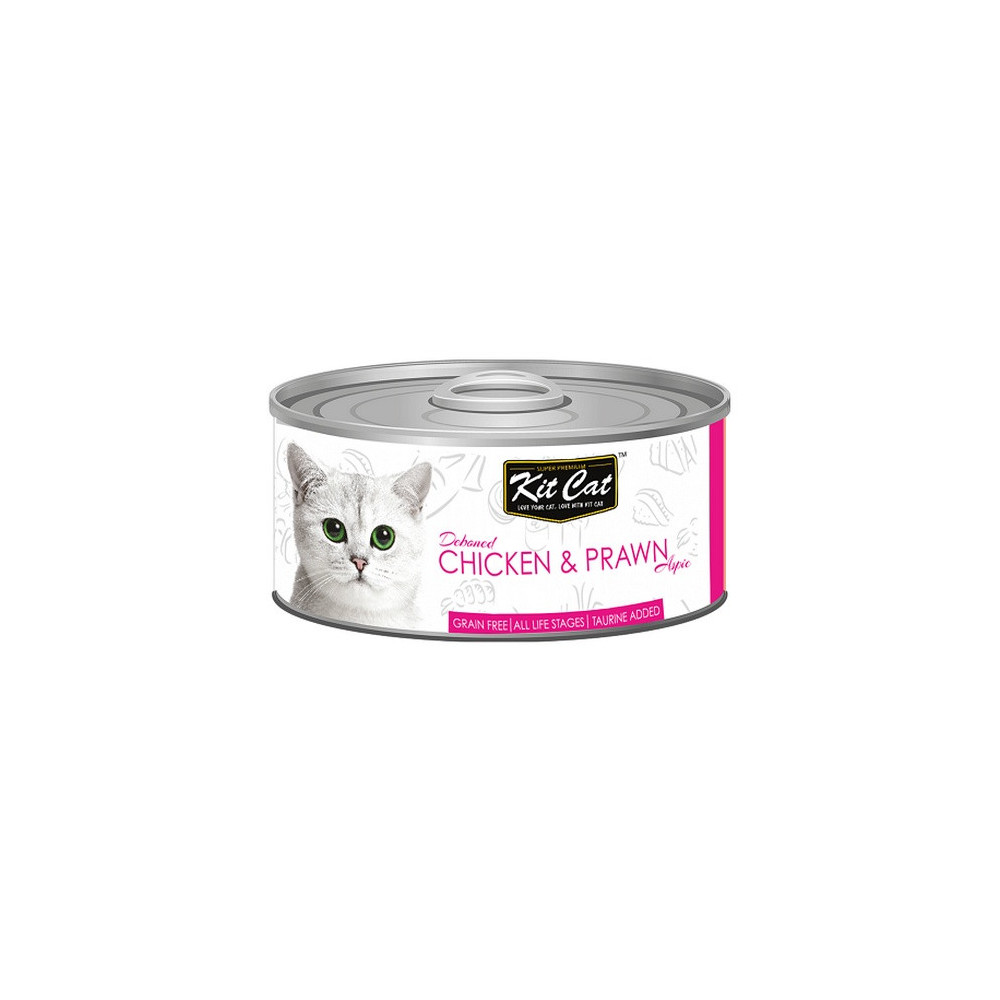 Kit Cat Chicken & Prawn puszka 80g