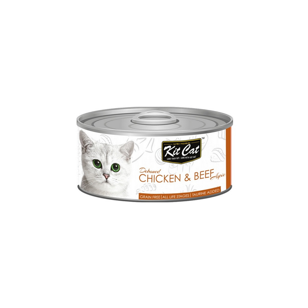 Kit Cat Chicken & Beef puszka 80g