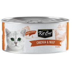 Kit Cat Chicken & Beef puszka 80g