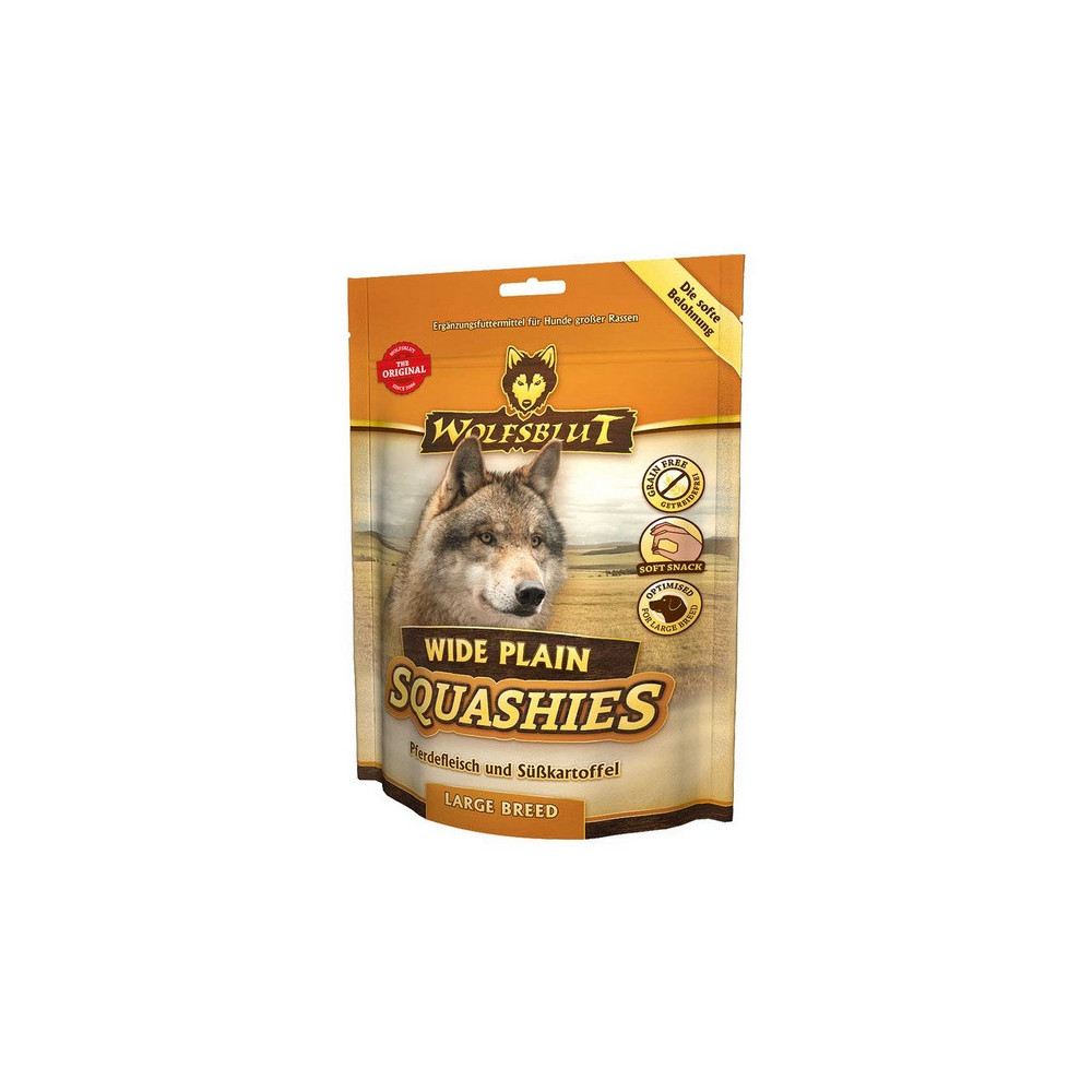 Wolfsblut Dog Squashies Wide Plain Large Breed - konina i bataty 300g