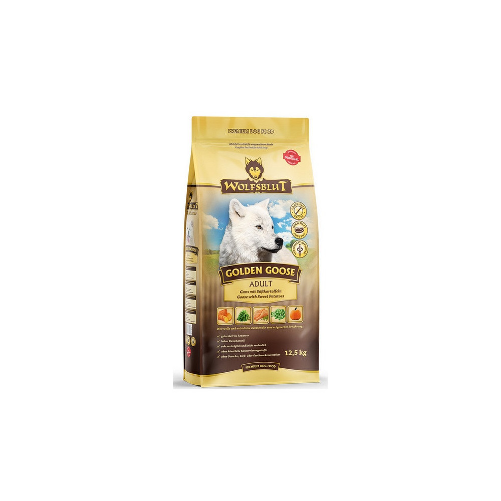 Wolfsblut Dog Golden Goose Adult - gęś i bataty 12,5kg
