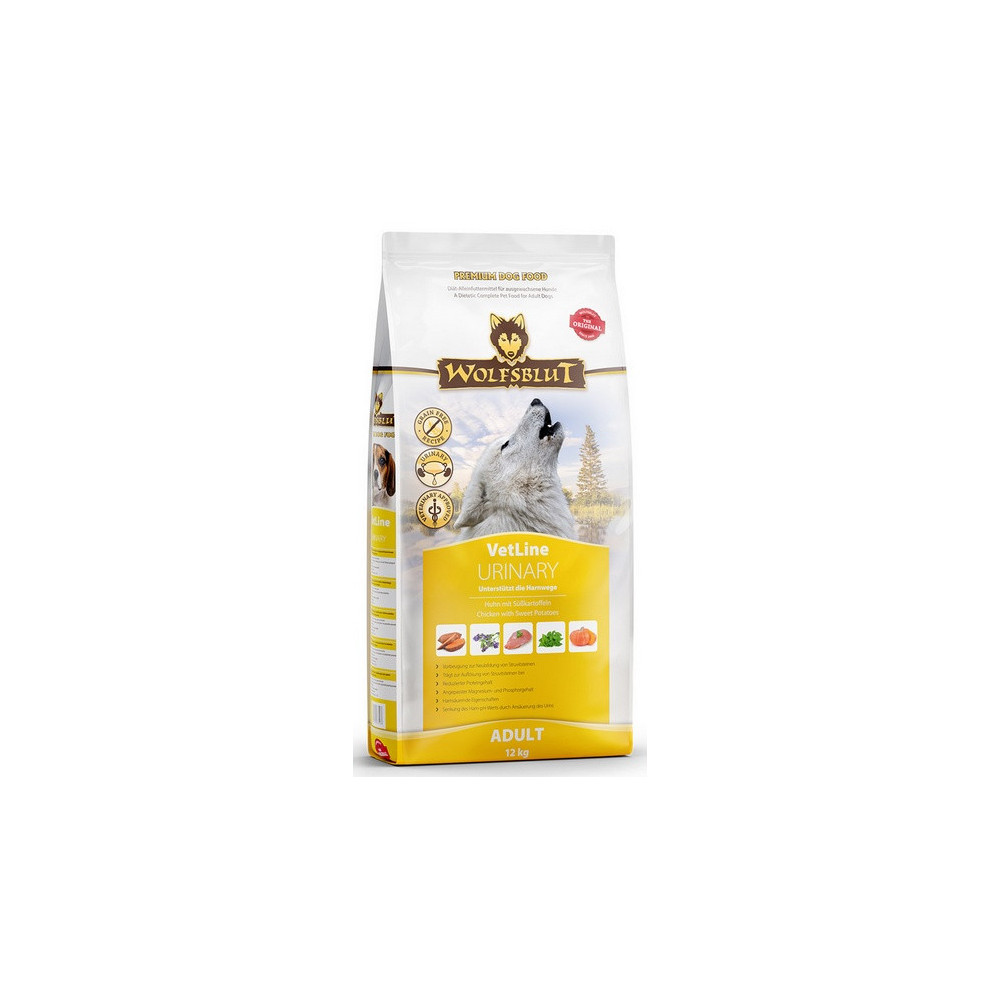 Wolfsblut Dog VetLine Urinary - kurczak i bataty 12kg