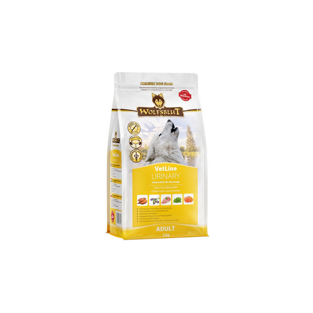 Wolfsblut Dog VetLine Urinary - kurczak i bataty 2kg