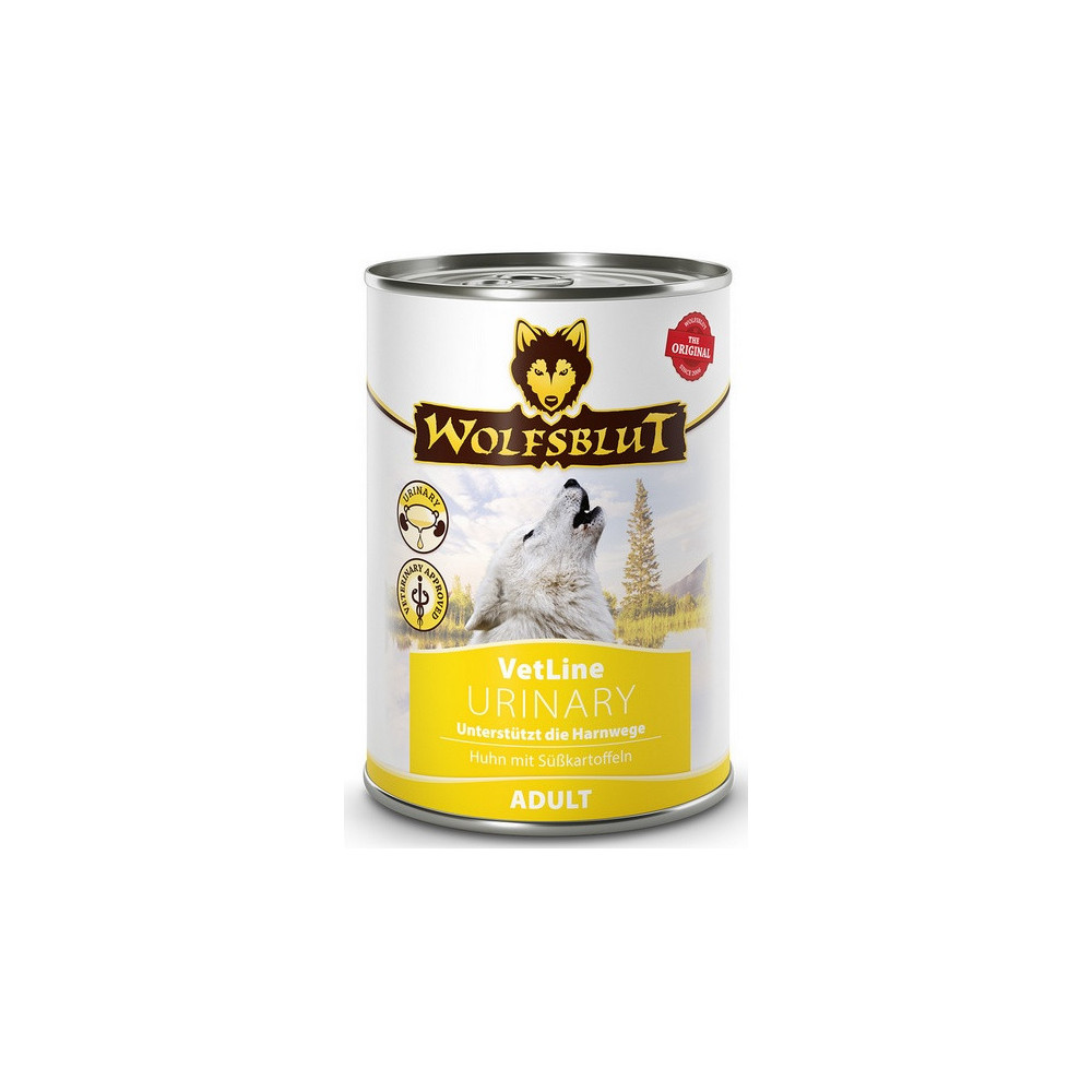 Wolfsblut Dog VetLine Urinary - kurczak i bataty puszka 395g